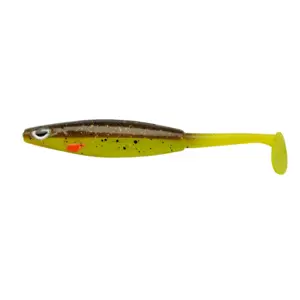 Comparateur de prix : Leurre souple Berkley Sick Vibe 15cm : Coloris Berkley - Brown Chartreuse