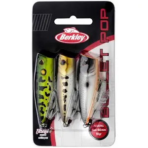 Comparateur de prix : Berkley Popper Bullet Pop Pack 6g 60 Mm 3 Unités