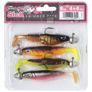 Pack Leurres Souples Berkley Sick Swimmer : Cdt - par 8, Long. - 9cm, Poids - 10g pas cher