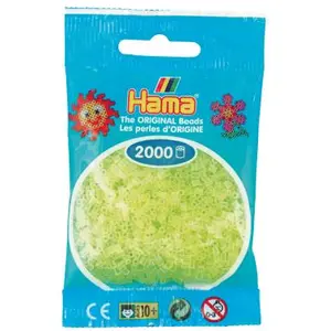 JBM 2 000 perles mini (petites perles Ø2,5 mm)- jaune néon pas cher