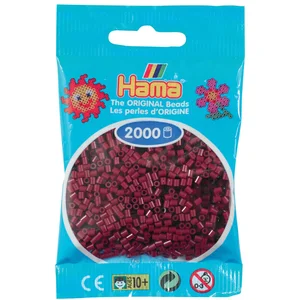 HAMA - 501-30 - Loisirs créatifs - Mini sachet de 2000 perles bordeauxVendu parfnac