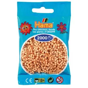 JBM Perles mini beige - HAMA - 2 000 perles mini Ø2,5mm pas cher