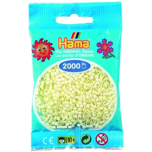 Perles mini crème HAMA - 2000 perles Ø2,5mm - pour enfant à partir de ...Vendu parfnac