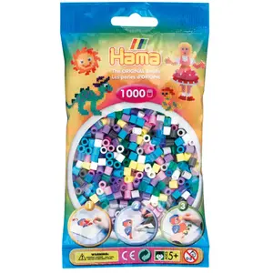 JBM Hama- Mini Sachet 2000 Perles Multicolor, 501-00