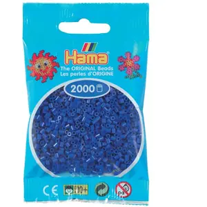 Comparateur de prix : JBM 2 000 perles mini (petites perles Ø2,5 mm) bleu foncé - Hama