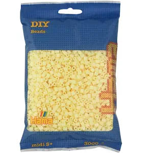 Kit 3000 perles à repasser creme - Hama pas cher