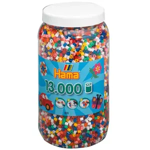 Comparateur de prix : JBM Hama - 211-00 - loisir créatif - midi pot 13000 perles - mélange