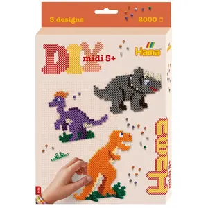 Comparateur de prix : Boîte de perles midi Hama Le monde des dinosaures