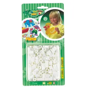 JBM 250 perles MAXI (grosses perles Ø10 mm)- blanc pas cher