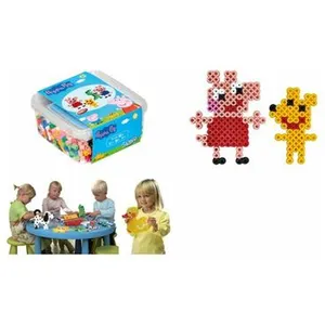 HAMA - Perles Maxi Peppa Pig - 900 perles + 1 plaque - Loisirs créatifs dès 3 ans pas cher