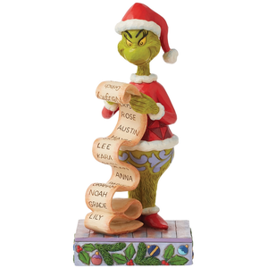 Enesco The Grinch by Jim Shore Grinch Holding Naughty/Nice List FigurineVendu paramazon
