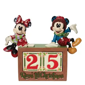 Comparateur de prix : Enesco Enesco Figurine Du Calendrier De Noel Disney Mickey And Minnie