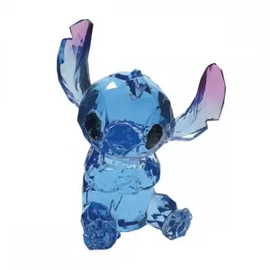 Enesco Facets Disney Figurine Lilo et Stitch assis Bleu 15,2 cm