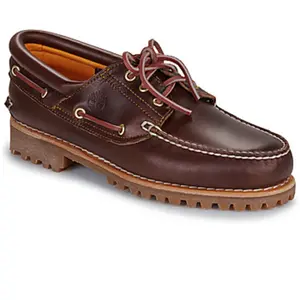 Comparateur de prix : Timberland Mens Traditional 3 Eye Classic Boat Shoes Brown EU 43