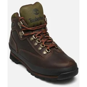 Timberland Euro Hiker Mid Lace Bottes En Cuir Marron Pour Hommes EU 44 pas cher