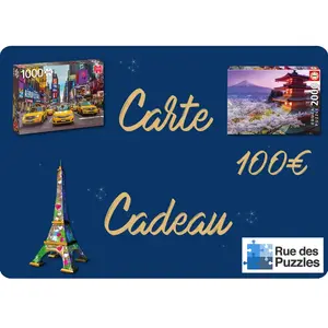 Comparateur de prix : Rue des puzzles Carte Cadeau - 100 euros