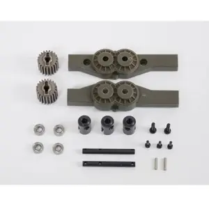 Boite de transfert assemblée Jeep Willys 1/12