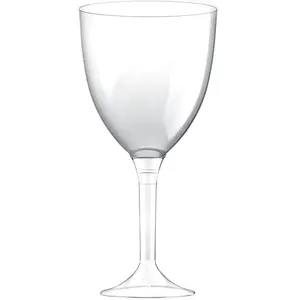 Comparateur de prix : 20 Grands verres à Eau, pied transparent