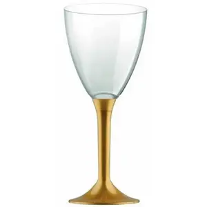Comparateur de prix : 20 Verres avec pieds - Or KIT VERRES 2 - OR