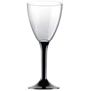 Comparateur de prix : 20 Verres avec pieds - Noir KIT VERRES 2 - NOIR