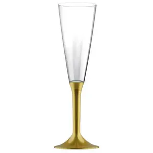 Comparateur de prix : 20 Flûtes maxi avec pieds - Or KIT VERRES 3 - OR