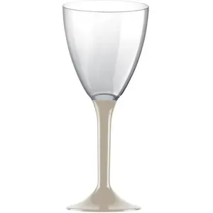 Comparateur de prix : 20 Verres avec pieds - Taupe