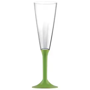 Comparateur de prix : 20 Flûtes maxi avec pieds - Vert KIT VERRES 3 - VERT