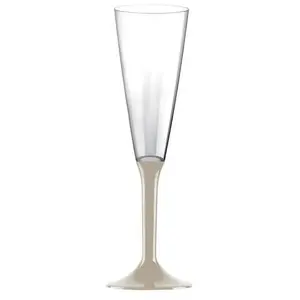 Comparateur de prix : 20 Flûtes maxi avec pieds - Taupe KIT VERRES 3 - TAUPE