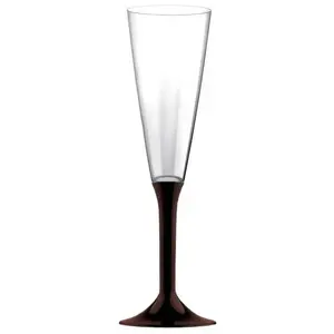 Comparateur de prix : 20 Flûtes maxi avec pieds - Chocolat KIT VERRES 3 - CHOCOLAT