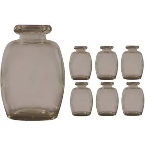 RueDeLaFete LOT de 6 vases Elisa Moka 16 cm KIT11969-26 pas cher