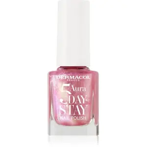 Dermacol 5 Day Stay Aura vernis à ongles longue tenue effet nacré tein... pas cher