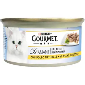 48x85g nourriture humide Natural Chicken Gourmet Diamond pour chatsVendu paramazon