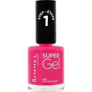 Rimmel Super Gel vernis à ongles gel sans lampe UV/LED teinte 026 Sun Fun Daze 12 ml
