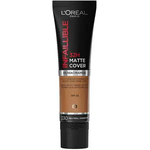 Comparateur de prix : Fond De Teint Infaillible 32h Matte Cover - 30 ml - L'Oréal Paris