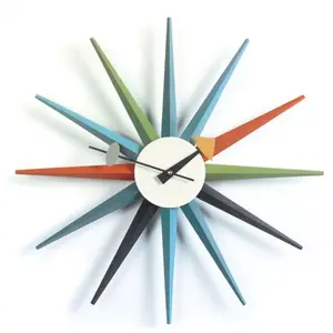 Vitra SUNBURST CLOCK MULTICOLOR pas cher