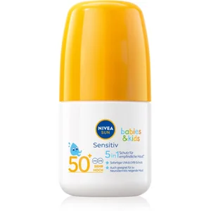 NIVEA SUN Sensitiv lait solaire enfants roll-on SPF 50+ 50 ml pas cher