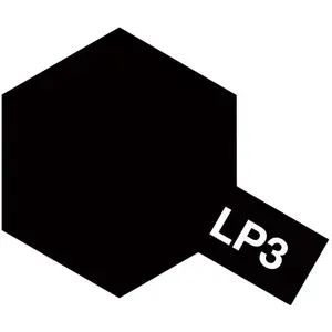 Comparateur de prix : Peinture Tamiya LP3 Noir Mat  - Peinture à maquette acrylique  - 82103 