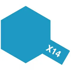 Peinture Tamiya X-14 Sky blue 10ml  - Peinture à maquette acrylique  - X14 