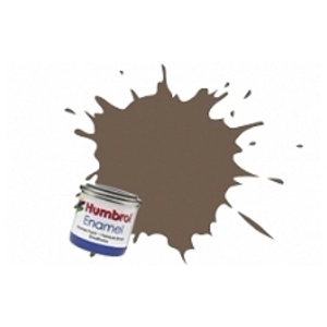 AB Gee Humbrol 14ml No. 1 Tinlet Enamel Paint 98 (Chocolate Matt) pas cher