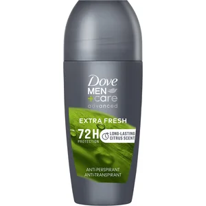 Dove Men+Care Advanced Extra Fresh Déodorant avec technologie triple action et ¼ de crème hydratante anti-transpirante à bille pour 72 heures de protection contre la transpiration et les odeurs 50 ml