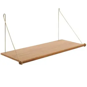 WE DO WOOD LOOP SHELF OAK Brass pas cher
