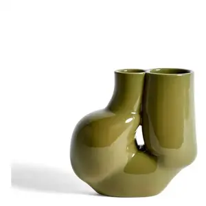Hay W&S VASE CHUBBY OLIVE GREEN