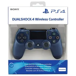 JEUX Manette Dual Shock 4 Midnight Blue pas cher