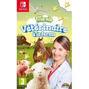 JEUX Ma Vie Veterinaire à La Ferme SWITCH pas cher