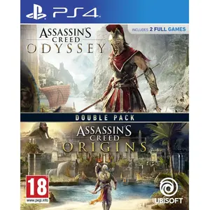 JEUX Compil Assassin's Creed Origins + Odyssey PS4 pas cher