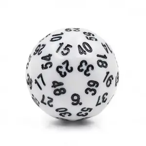 Charmant HDD24 Dé 60 faces   Blanc  - HD Dice Dés  - 608935c Vendu parfc-moto