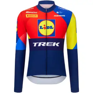 Louvre Swiss Santini Maillot manches longues LIDL-TREK 2025Vendu parfc-moto