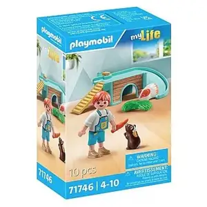 PLAYMOBIL Ensemble de Maison pour Cochons d'Inde avec Aire de Jeux pou...Vendu parpixmania