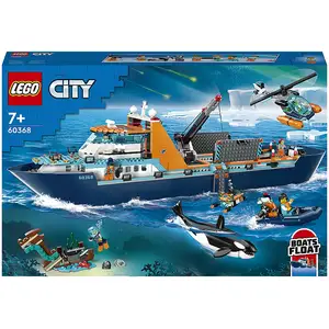 60368 LEGO City - Navire d'Exploration Arctique avec Hélicoptère et Mi... pas cher