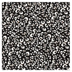 GENERIQUE Tissu viscose/lin imprimé léopard vendu au mètre(...) - Noir